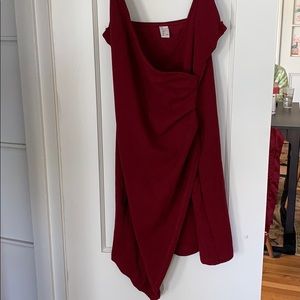 Versusa women’s sexy ruched side asymmetrical